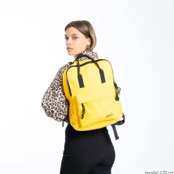 New Rebels Mart Chicago Beige 17L Rucksack Wasserabweisend Laptop 13