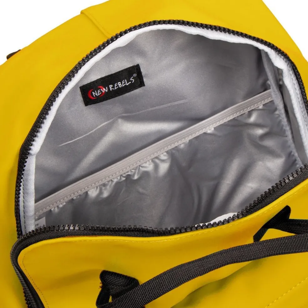 New Rebels Mart Chicago Gelb 17L Rucksack Wasserabweisend Laptop 13"