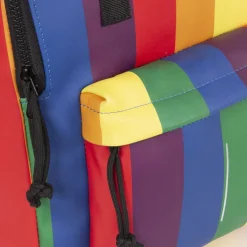New Rebels Mart Chicago 18L Regenbogen Rucksack Wasserabweisend Laptop 13