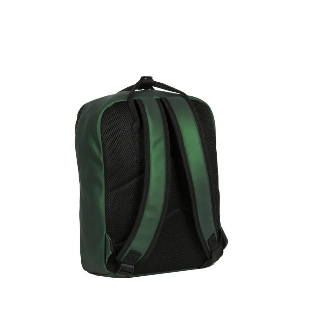 New Rebels Mart Chicago Metallic Grün 17L Rucksack Wasserabweisend Laptop 13"