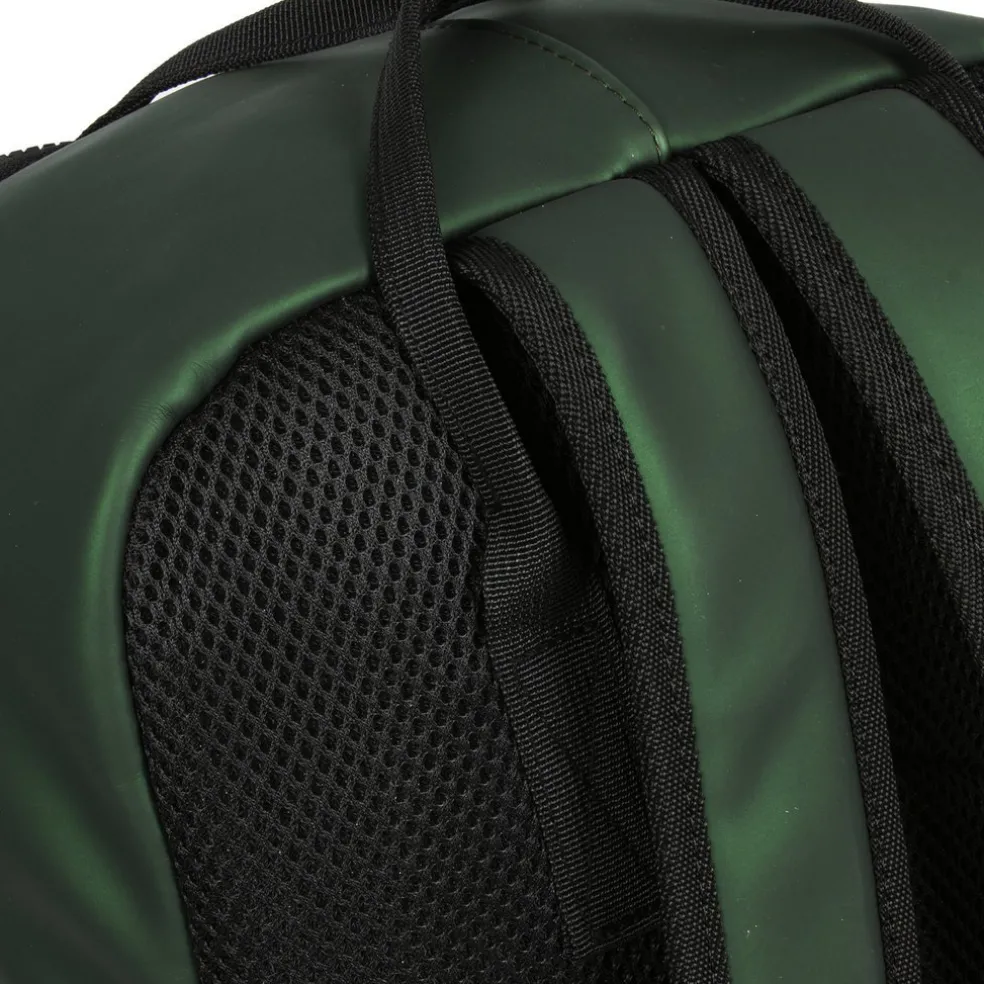 New Rebels Mart Chicago Metallic Grün 17L Rucksack Wasserabweisend Laptop 13"