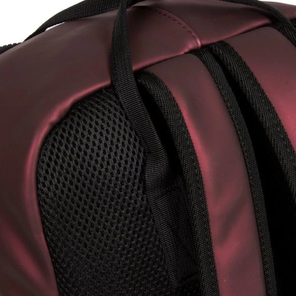 New Rebels Mart Chicago Metallic Burgundy 17L Rucksack Wasserabweisend Laptop 13"