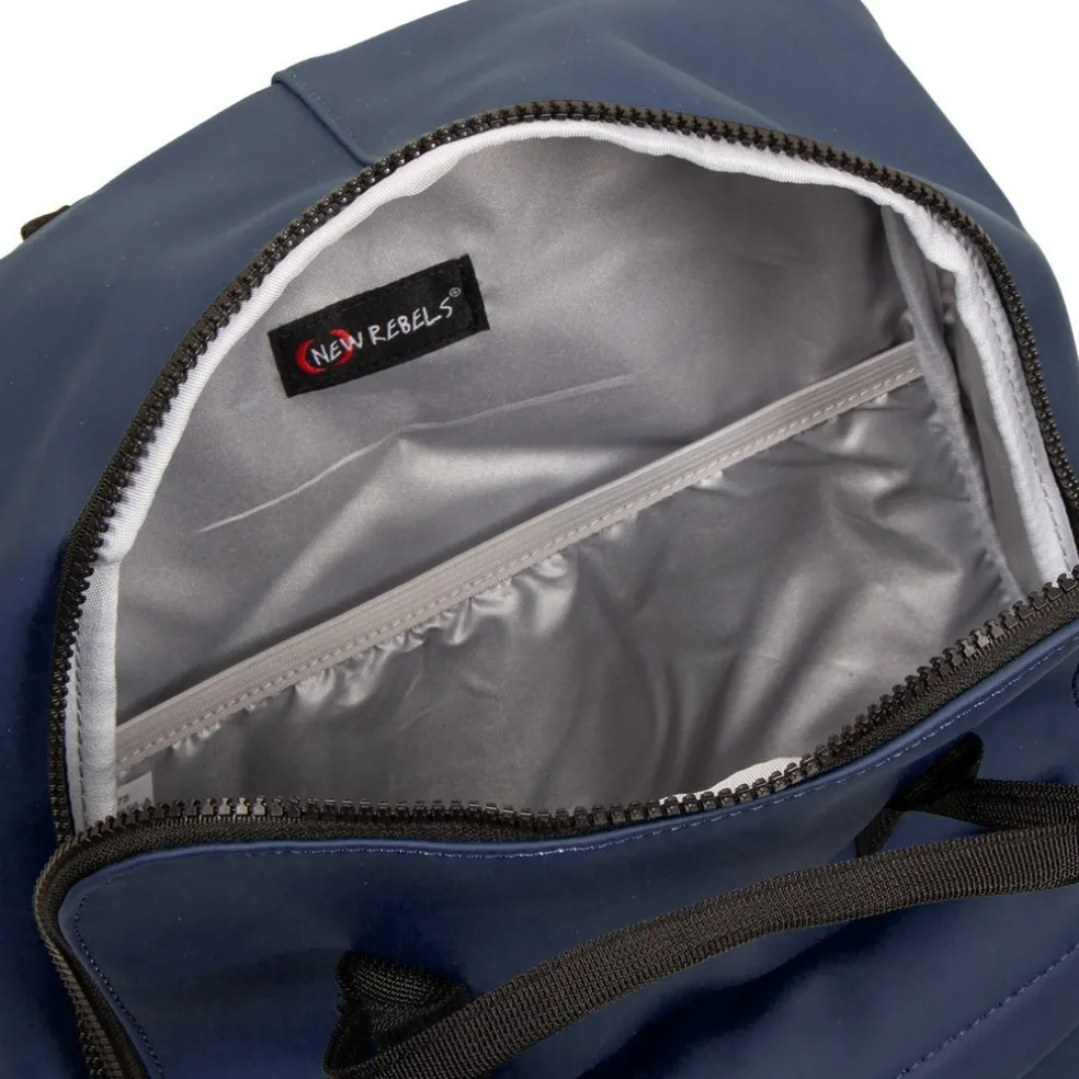 New Rebels Mart Chicago Marineblau 17L Rucksack Wasserabweisend Laptop 13"