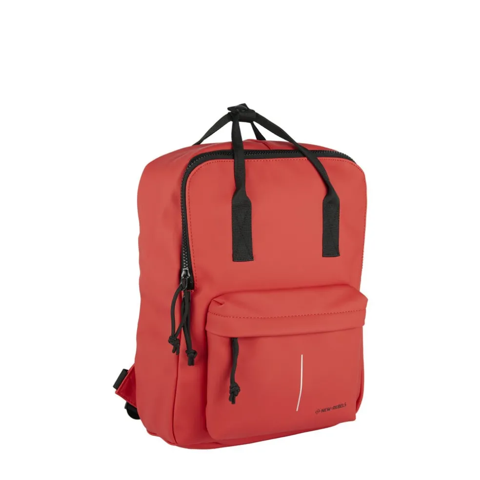 New Rebels Mart Chicago Rot 17L Rucksack Wasserabweisend Laptop 13"