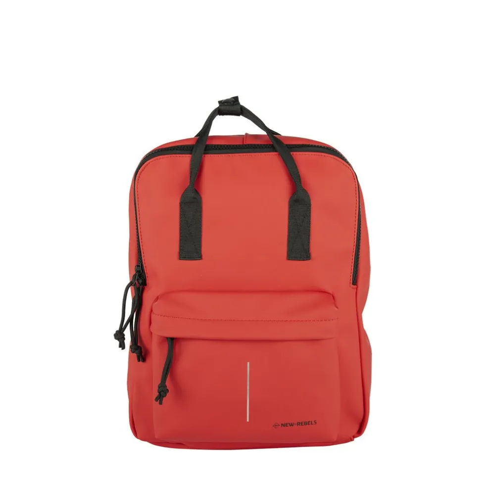 New Rebels Mart Chicago Rot 17L Rucksack Wasserabweisend Laptop 13"