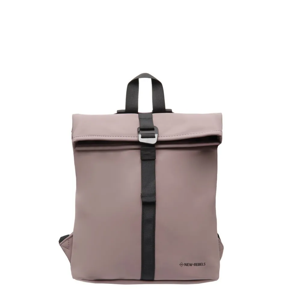 New Rebels Mart Los Angeles Lila 7L Rolltop Rucksack Wasserabweisend