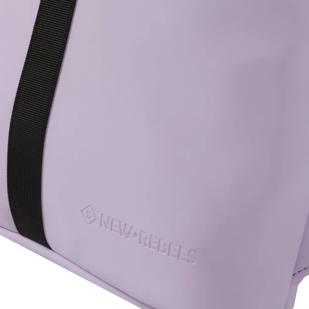 New Rebels Mart Los Angeles Lila 7L Rucksack Rolltop Wasserabweisend
