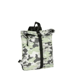 New Rebels Mart Los Angeles Camouflage Mint 7L Rolltop Rucksack Wasserabweisend
