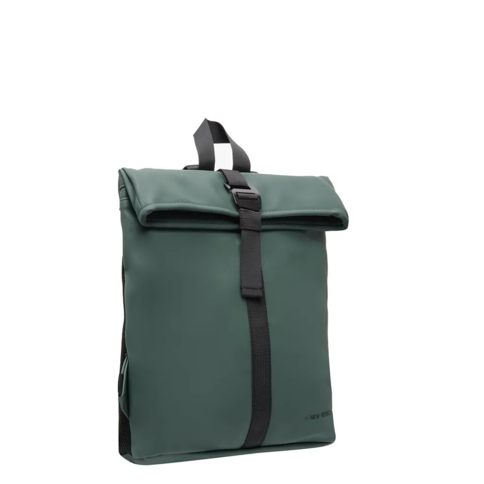 New Rebels Mart Los Angeles Dunkelgrün 7L Rolltop Rucksack Wasserabweisend