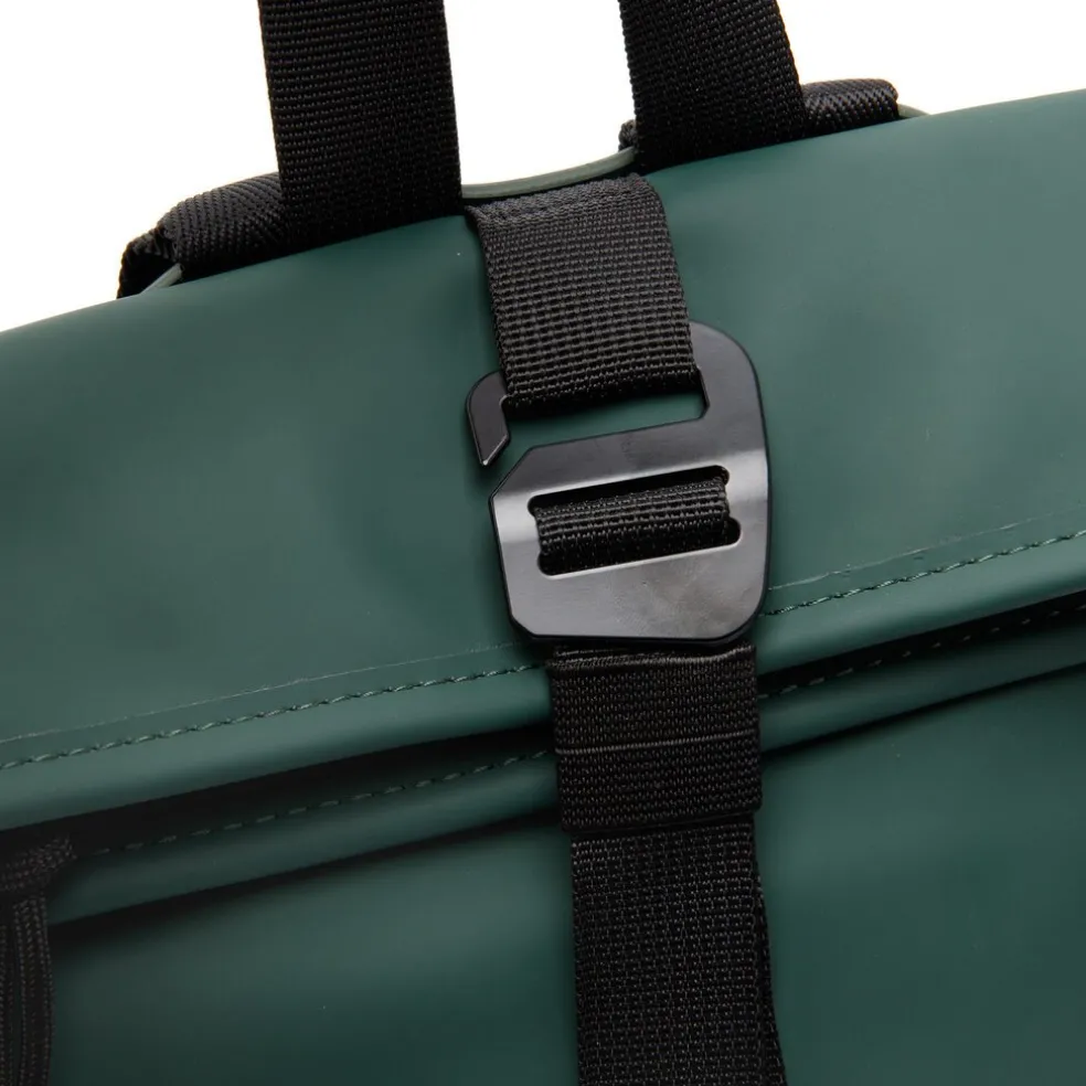 New Rebels Mart Los Angeles Dunkelgrün 7L Rolltop Rucksack Wasserabweisend