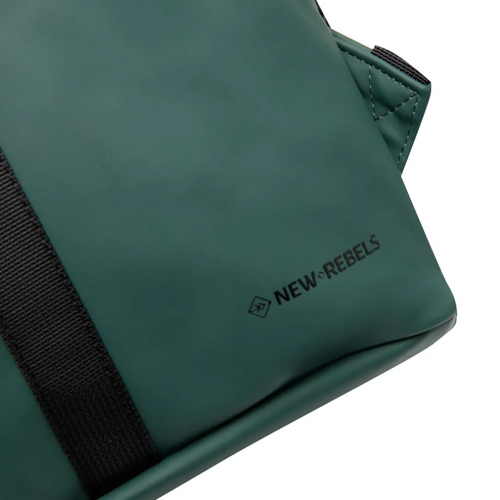 New Rebels Mart Los Angeles Dunkelgrün 7L Rolltop Rucksack Wasserabweisend