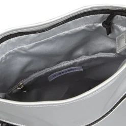 New Rebels Mart Los Angeles Metallic Silber 7L Rolltop Rucksack Wasserabweisend