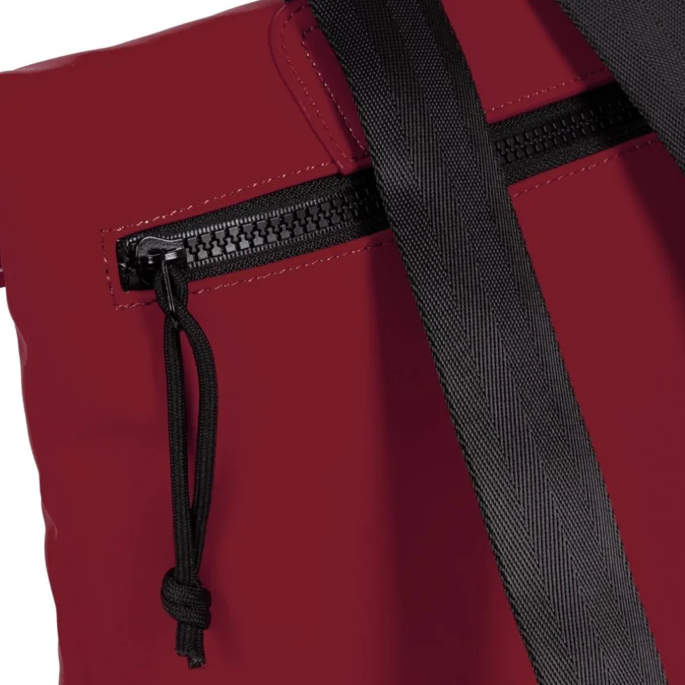 New Rebels Mart Los Angeles Burgundy 7L Rolltop Rucksack Wasserabweisend
