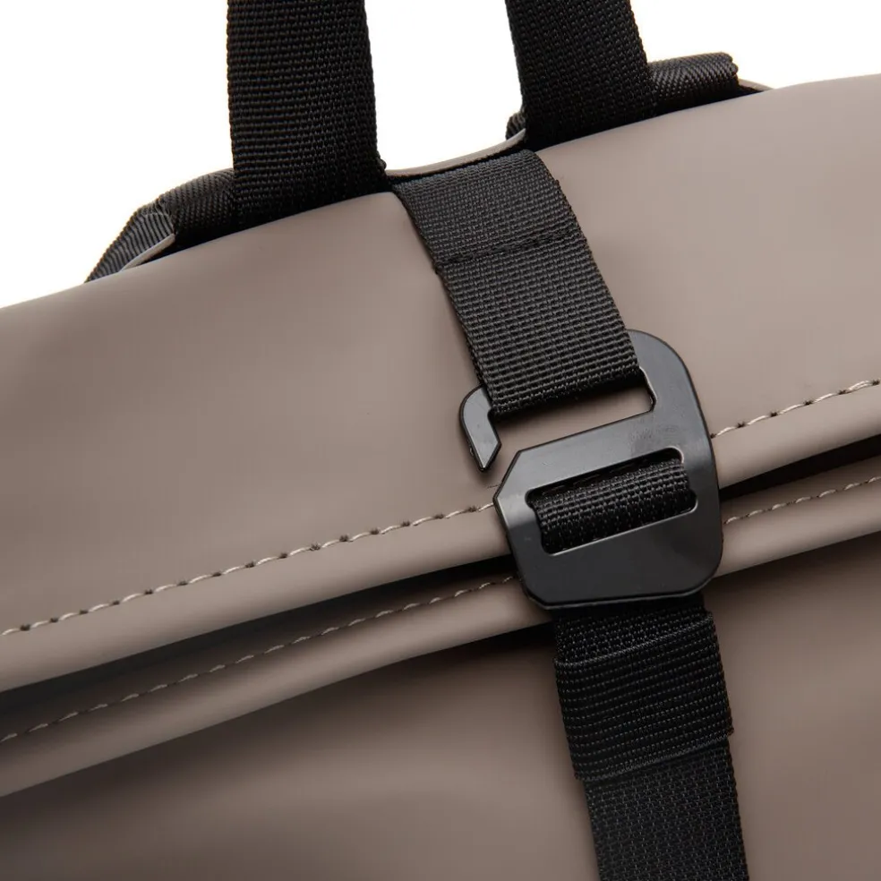 New Rebels Mart Los Angeles Taupe 7L Rolltop Rucksack Wasserabweisend