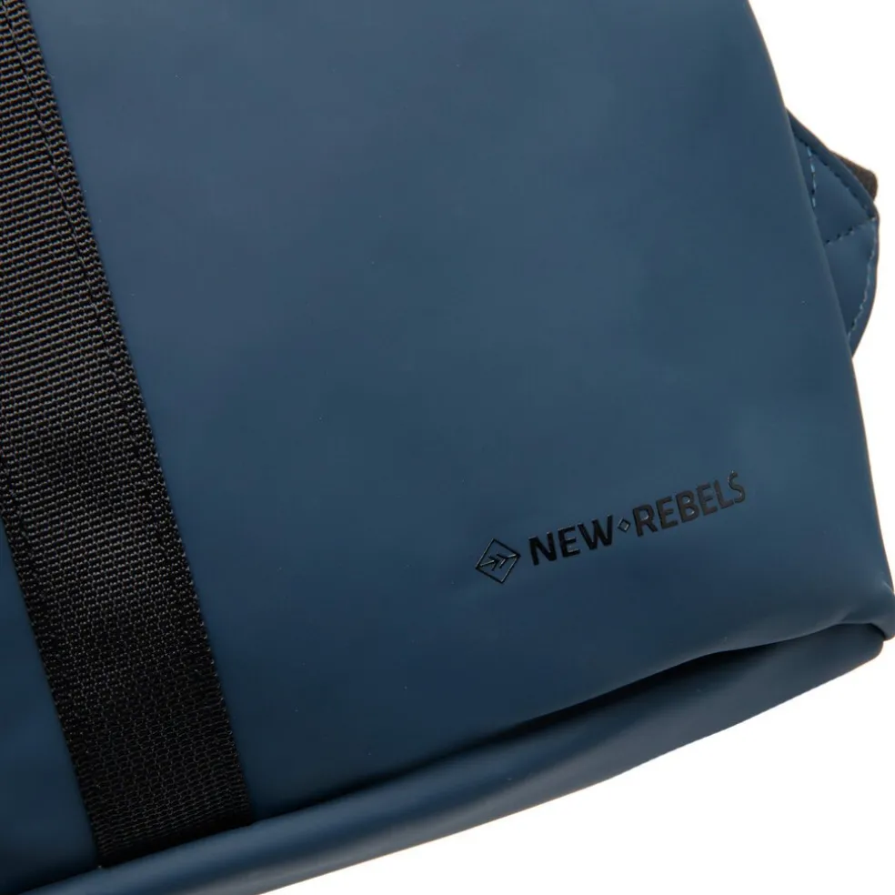 New Rebels Mart Los Angeles Marineblau 7L Rolltop Rucksack Wasserabweisend