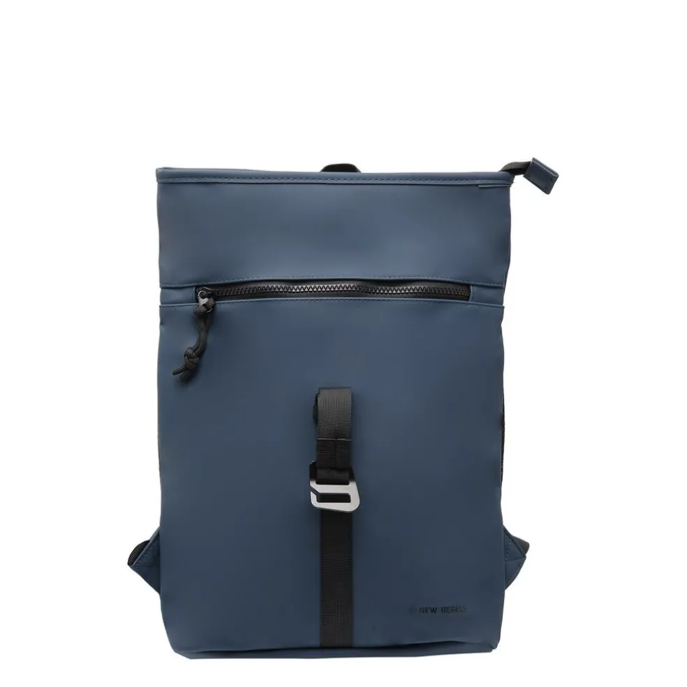 New Rebels Mart Los Angeles Marineblau 7L Rolltop Rucksack Wasserabweisend