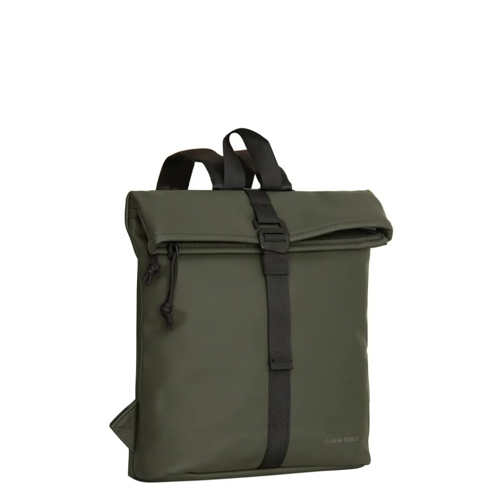 New Rebels Mart Los Angeles Nachtgrün 7L Rolltop Rucksack Wasserabweisend
