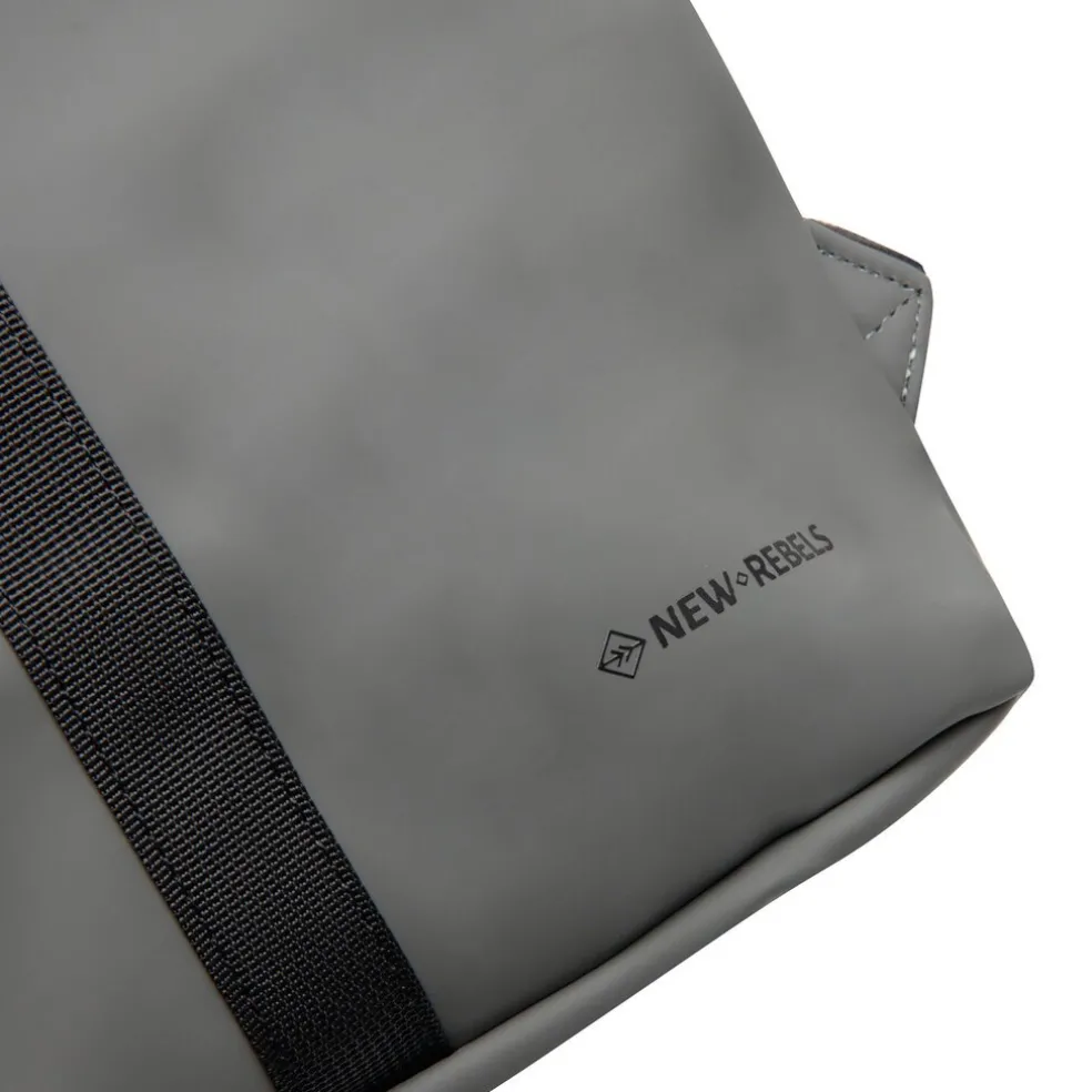 New Rebels Mart Los Angeles Anthrazit 7L Rolltop Rucksack Wasserabweisend