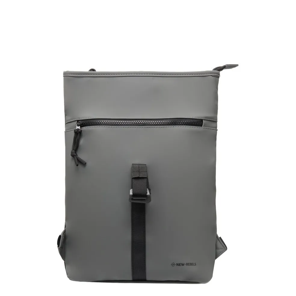 New Rebels Mart Los Angeles Anthrazit 7L Rolltop Rucksack Wasserabweisend