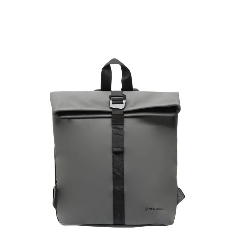 New Rebels Mart Los Angeles Anthrazit 7L Rolltop Rucksack Wasserabweisend