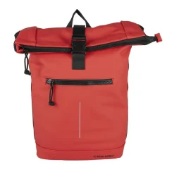 New Rebels Mart New York Rot 21L Rucksack Rolltop Wasserabweisend Laptop 15.6