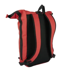 New Rebels Mart New York Rot 21L Rucksack Rolltop Wasserabweisend Laptop 15.6