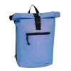 New Rebels Mart New York Metallic Helllila 21L Rucksack Rolltop Wasserabweisend Laptop 15.6"