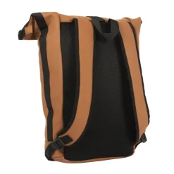 New Rebels Mart New York Cognac 21L Rucksack Rolltop Wasserabweisend Laptop 15.6