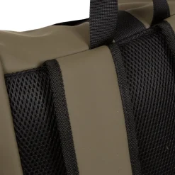 New Rebels Mart New York Olive Grün 21L Rucksack Rolltop Wasserabweisend Laptop 15.6