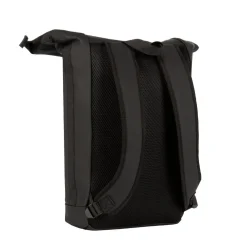New Rebels Mart New York Schwarz 21L Rucksack Rolltop Wasserabweisend Laptop 15.6"