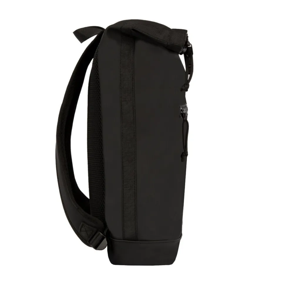 New Rebels Mart New York Schwarz 21L Rucksack Rolltop Wasserabweisend Laptop 15.6"