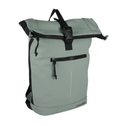 New Rebels Mart New York Salie Grün 21L Rucksack Rolltop Wasserabweisend Laptop 15.6
