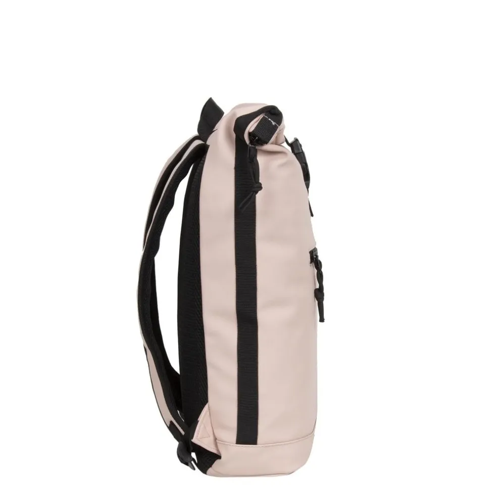 New Rebels Mart New York Soft Rosa 21L Rucksack Rolltop Wasserabweisend Laptop 15.6"