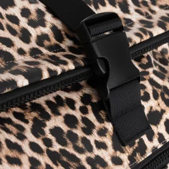 New Rebels Mart New York Leopard 21L Rugtas Rolltop Waterafstotend Laptop 15.6
