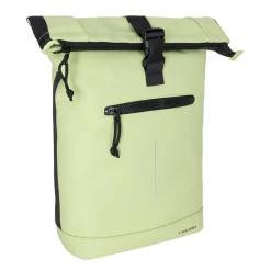 New Rebels Mart New York Mattgrün 21L Rolltop-Rucksack – Wasserabweisend – Für 15,6” Laptop geeignet