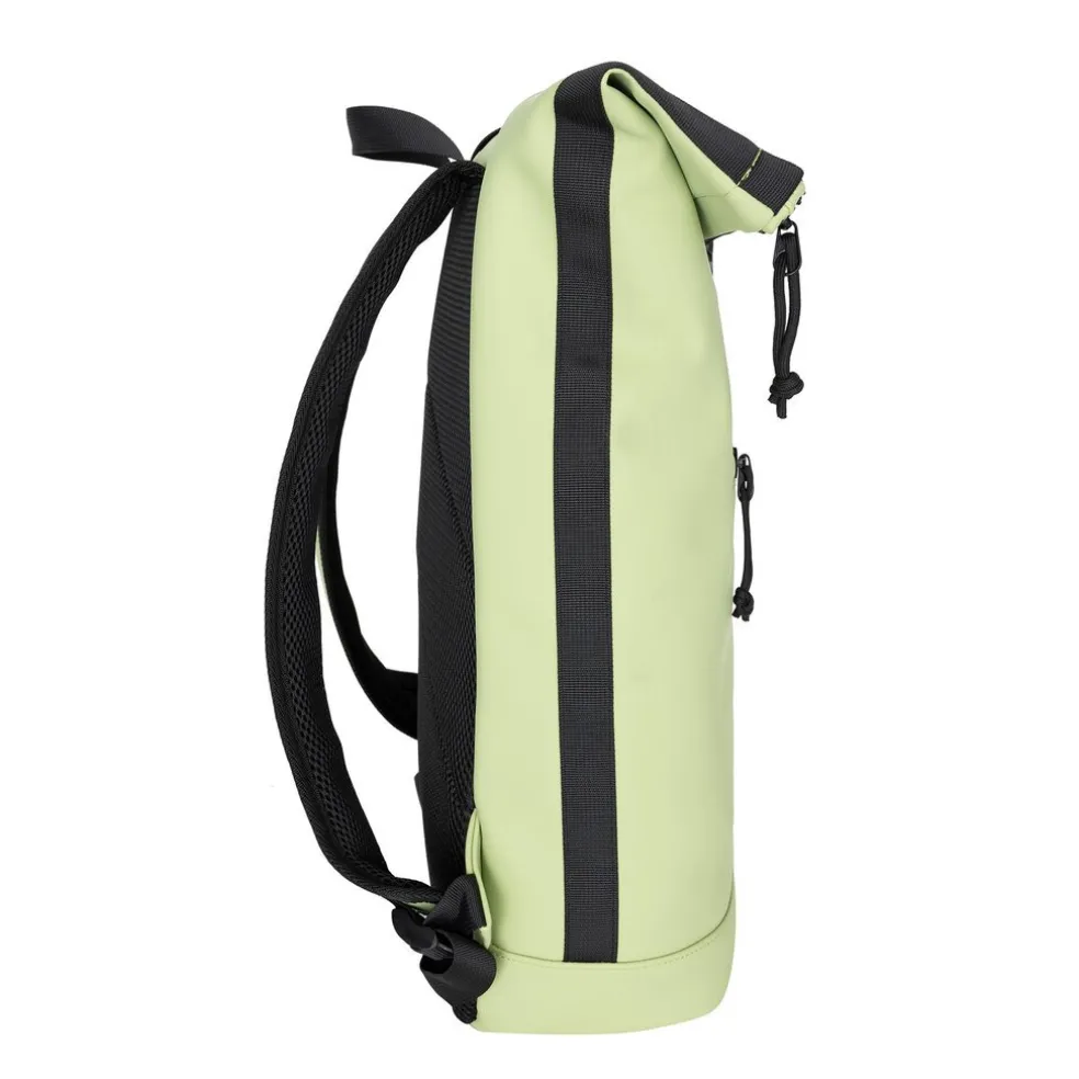 New Rebels Mart New York Mattgrün 21L Rolltop-Rucksack – Wasserabweisend – Für 15,6” Laptop geeignet