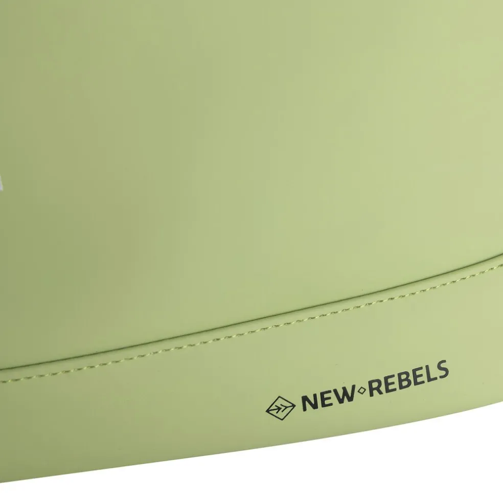 New Rebels Mart New York Mattgrün 21L Rolltop-Rucksack – Wasserabweisend – Für 15,6” Laptop geeignet