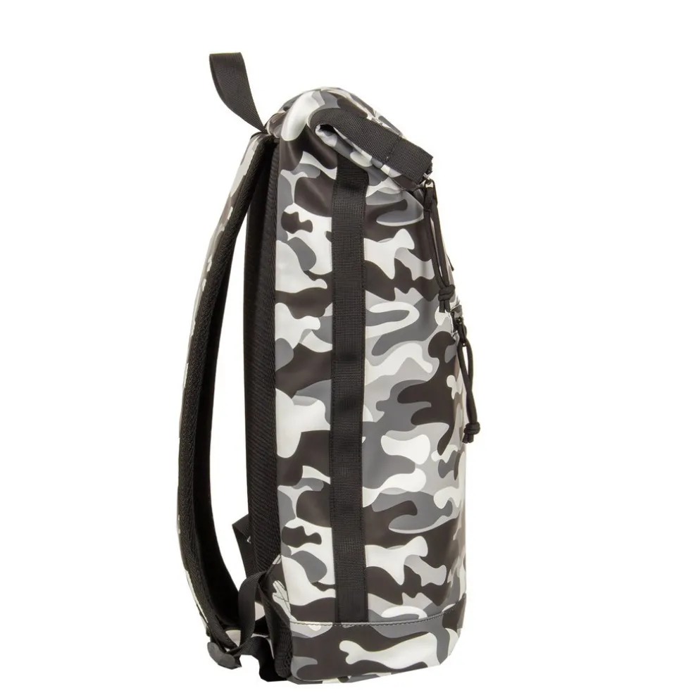 New Rebels Mart New York Camouflage Army 21L Rucksack Rolltop Wasserabweisend Laptop 15.6"
