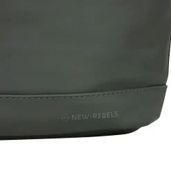 New Rebels Mart New York Nachtgrün 21L Rucksack Rolltop Wasserabweisend Laptop 15.6