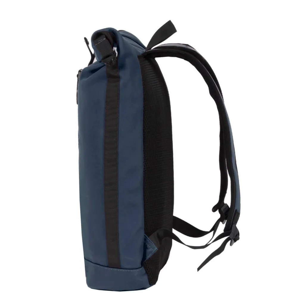 New Rebels Mart New York Marineblau 21L Rucksack Rolltop Wasserabweisend Laptop 15.6"