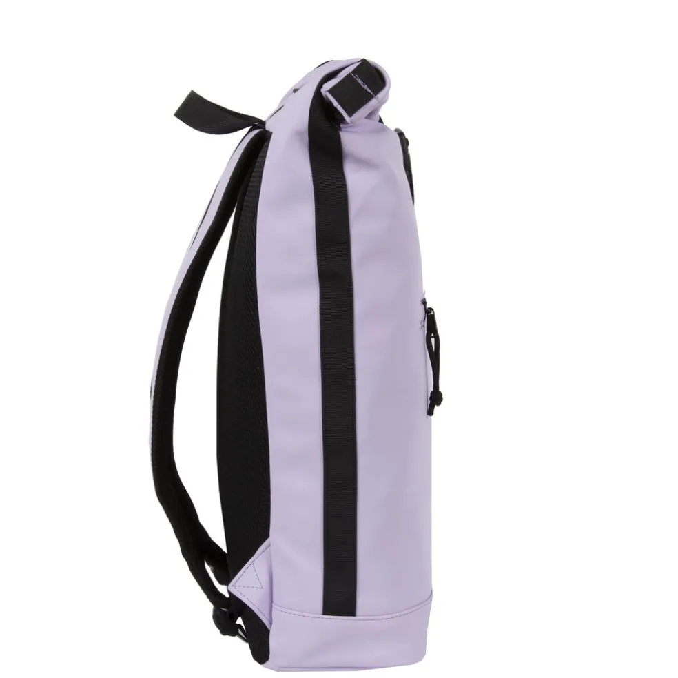 New Rebels Mart New York Lila 21L Rucksack Rolltop Wasserabweisend Laptop 15.6"