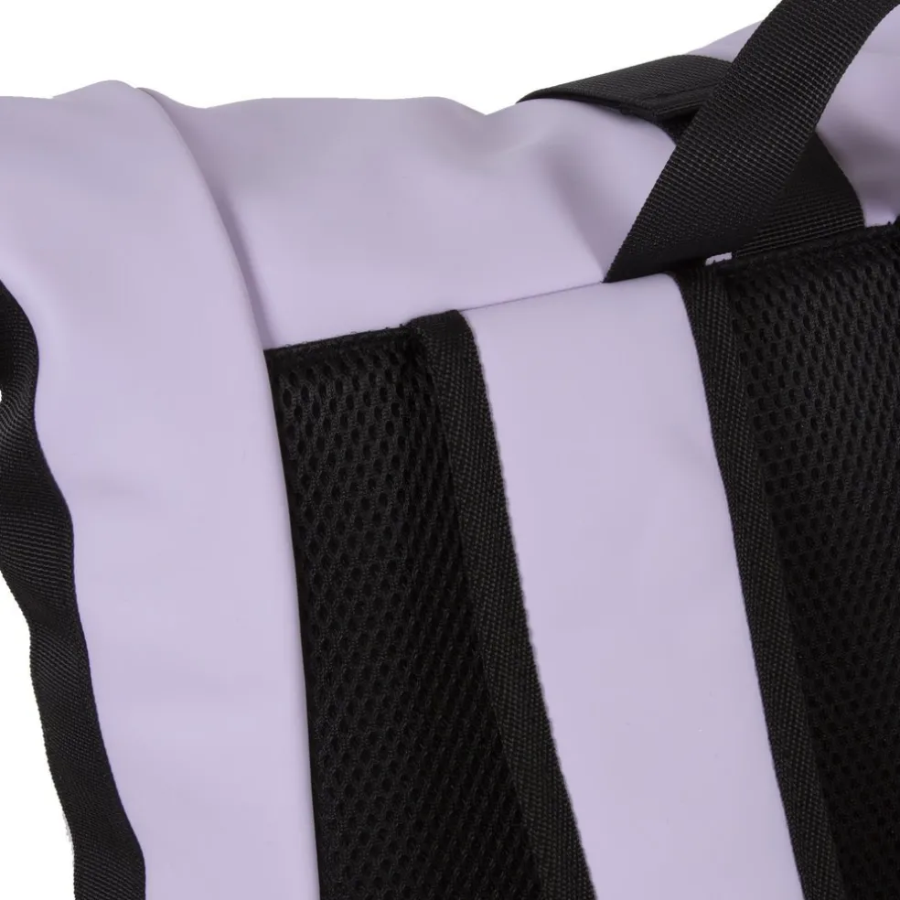 New Rebels Mart New York Lila 21L Rucksack Rolltop Wasserabweisend Laptop 15.6"