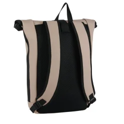 New Rebels Mart New York Altrosa 21L Rucksack Rolltop Wasserabweisend Laptop 15.6