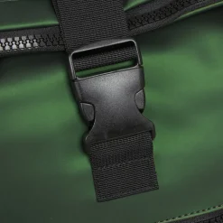 New Rebels Mart New York Metallic Grün 21L Rucksack Rolltop Wasserabweisend Laptop 15.6