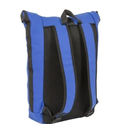 New Rebels Mart New York Kobaltblau 21L Rucksack Rolltop Wasserabweisend Laptop 15.6"