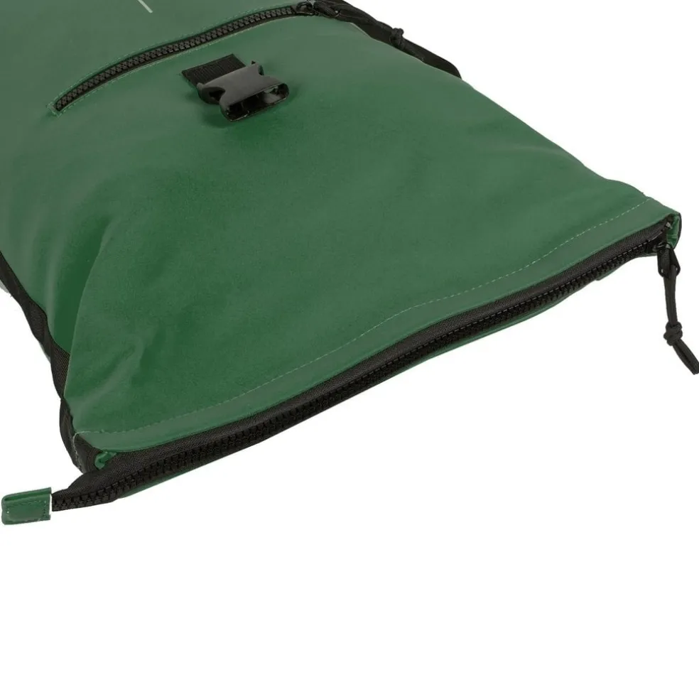New Rebels Mart New York Dunkelgrün 21L Rucksack Rolltop Wasserabweisend Laptop 15.6"