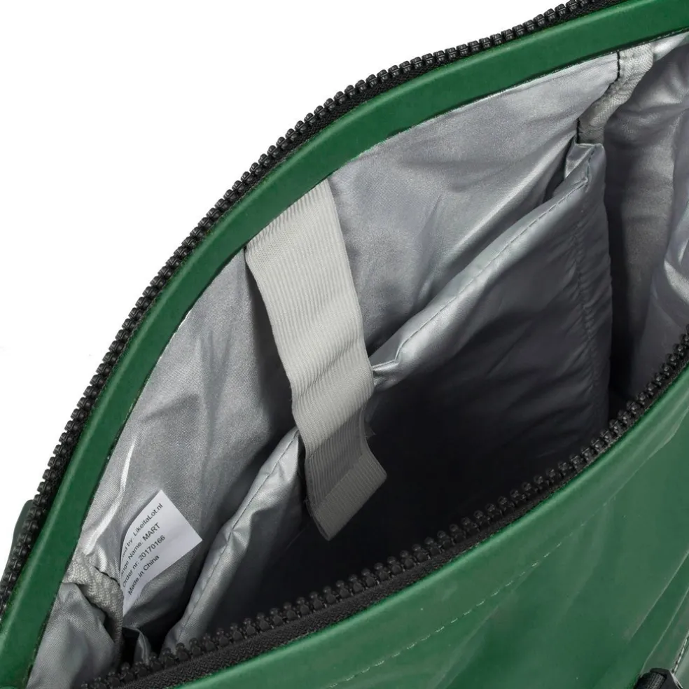 New Rebels Mart New York Dunkelgrün 21L Rucksack Rolltop Wasserabweisend Laptop 15.6"