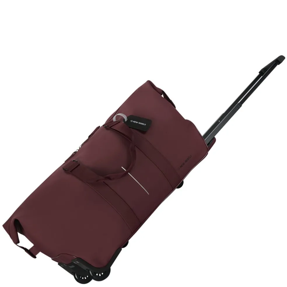 New Rebels Mart Weston Duffel Burgundy 58L Trolley Wasserabweisend