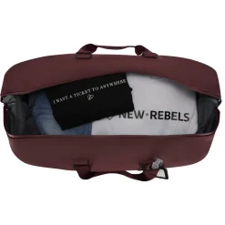 New Rebels Mart Weston Duffel Burgundy 58L Trolley Wasserabweisend