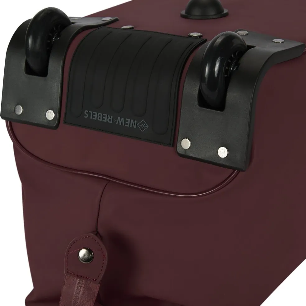 New Rebels Mart Weston Duffel Burgundy 58L Trolley Wasserabweisend